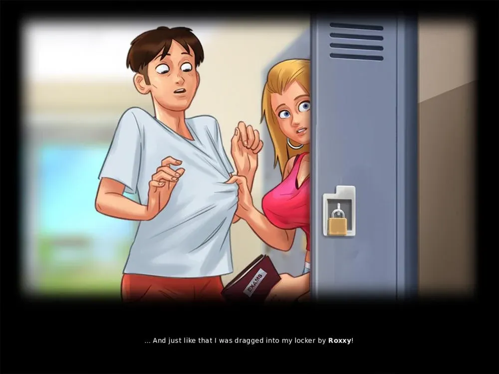 Home 8 Summertime Saga Mod APK unlocked menu showcasing premium features