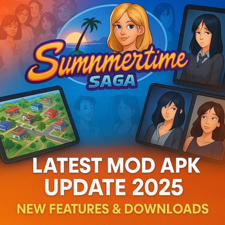 "Summertime Saga Mod APK 2025 – Latest Update with New Features and Improvements"